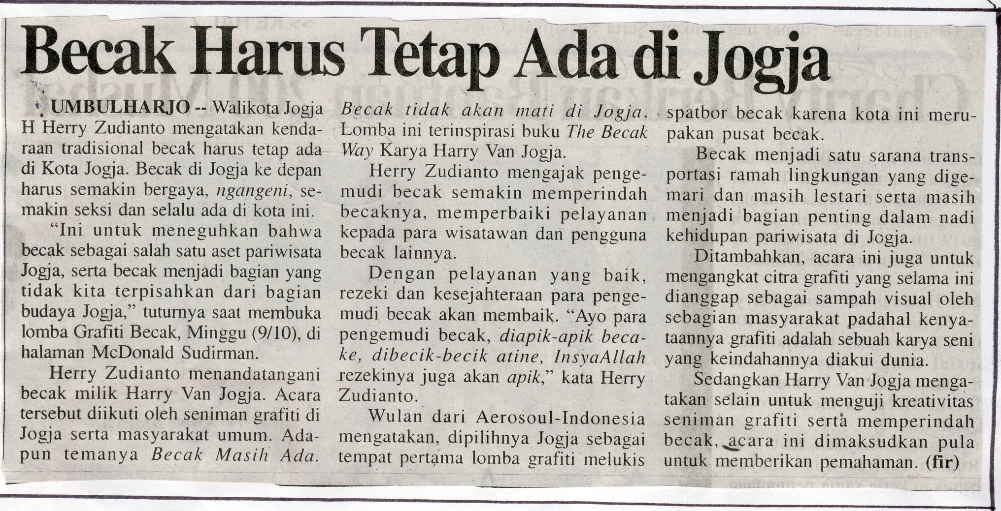 Kliping jogja terbaru